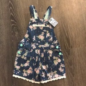 NWT Matilda Jane shorts overalls size 4